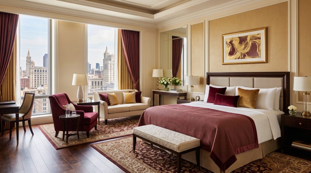 Deluxe room at Gateway Lodge Lakeside