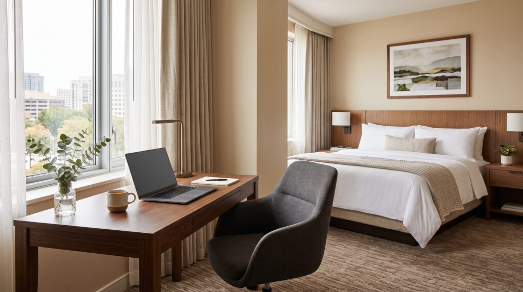 Business room at Gateway Lodge Tamale