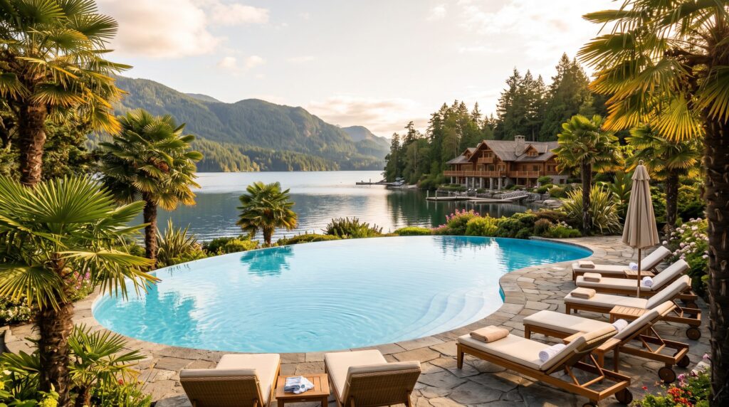 Swimming pool at Gateway Lodge Lakeside