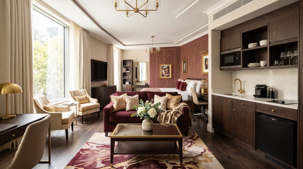 Interior of the Gateway Nova Ridge suite