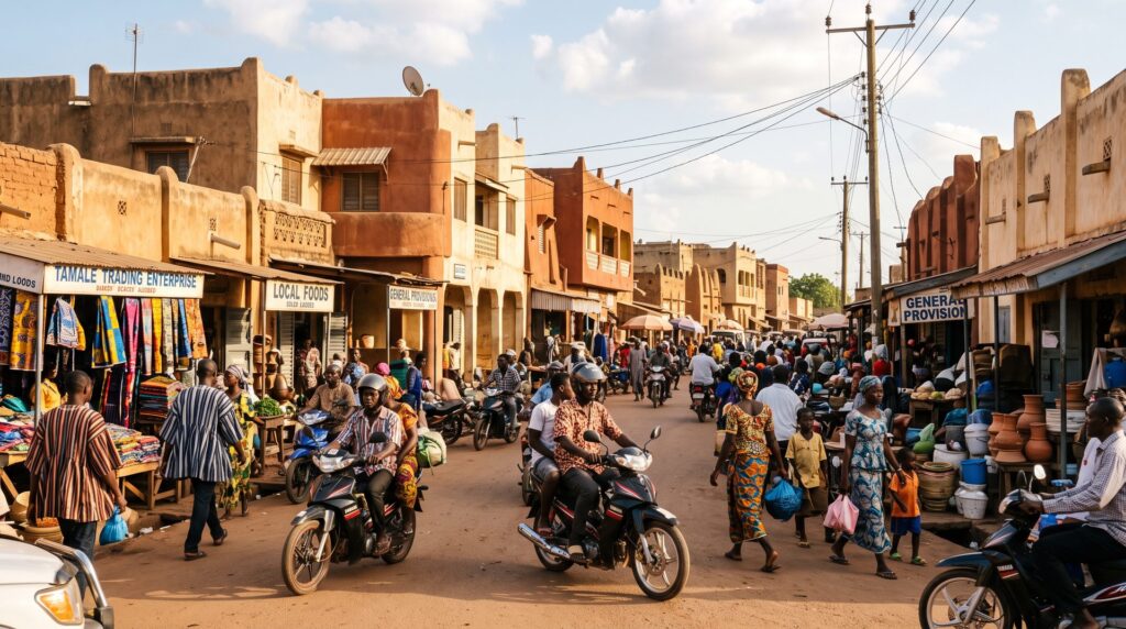 Business travel in Tamale, Ghana